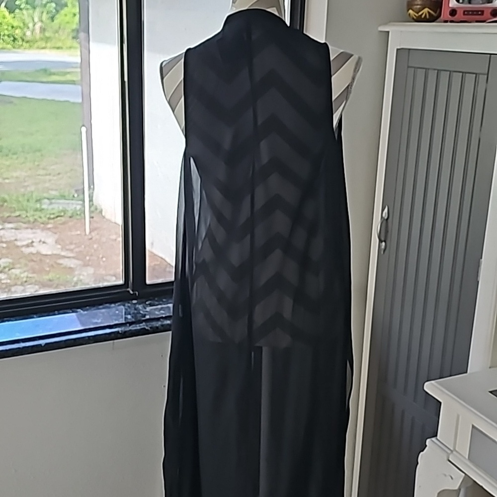 Nasty Gal sheer swimsuit cover up NWT size XS - Picture 5 of 8